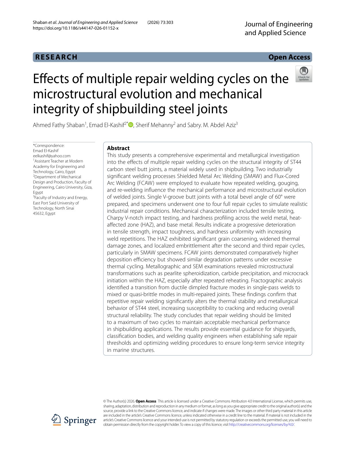 First page of 03 Shipbuilding Steel Repair Welding