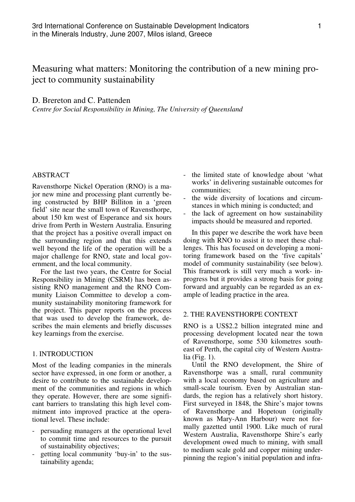 First page of Measuring What Matters Monitoring the Co