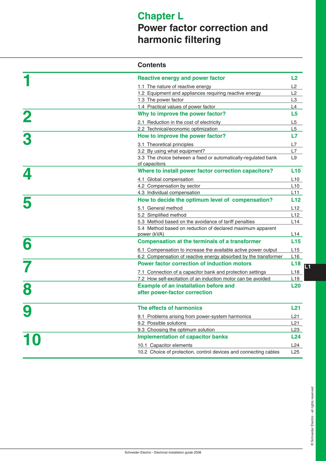 First page of Schneider Electric Electrical installati
