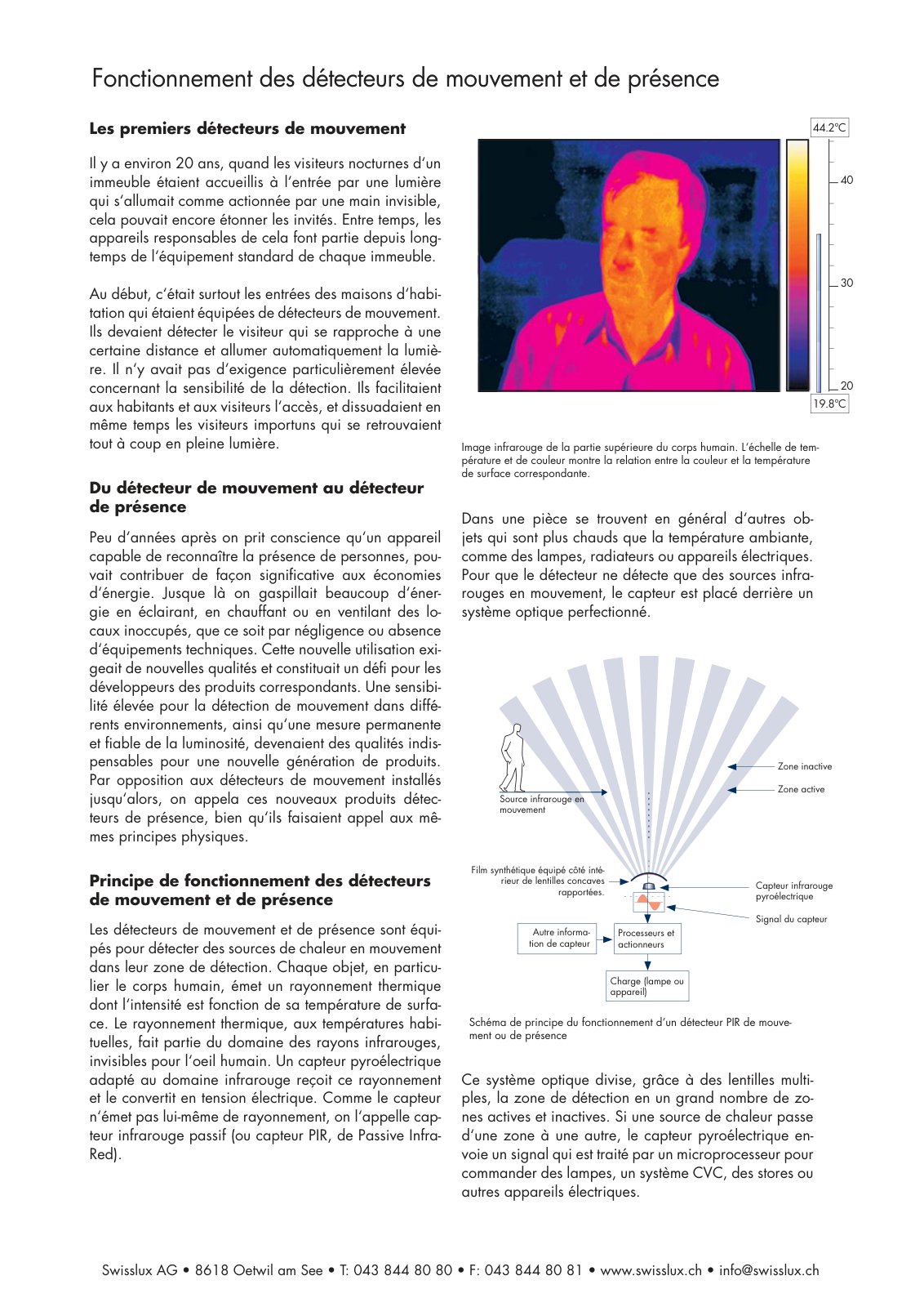 First page of detecteurs mouvement presence