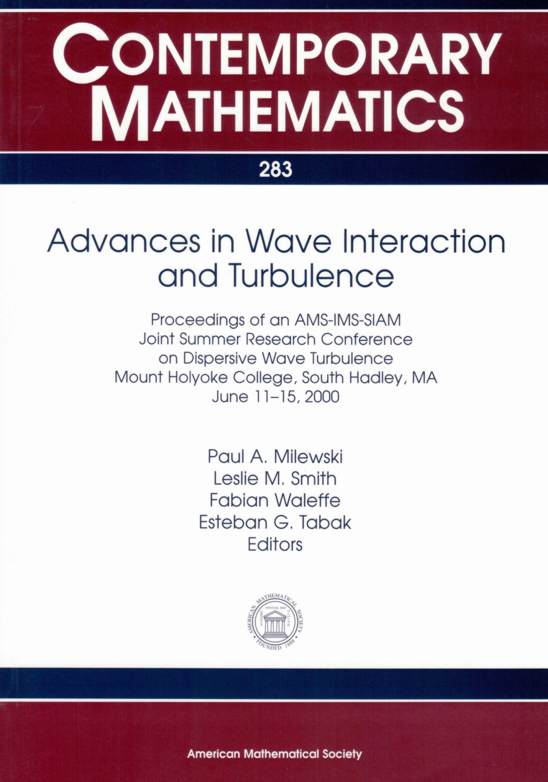 First page of Advances in Wave Interaction and Turbule