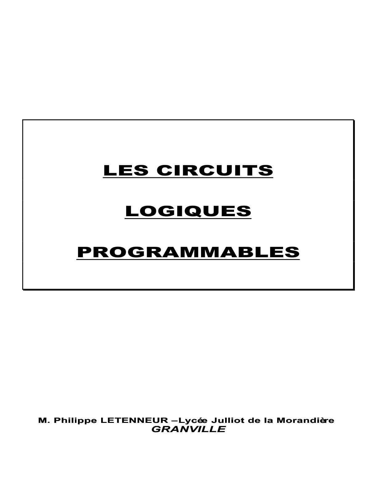 First page of plds