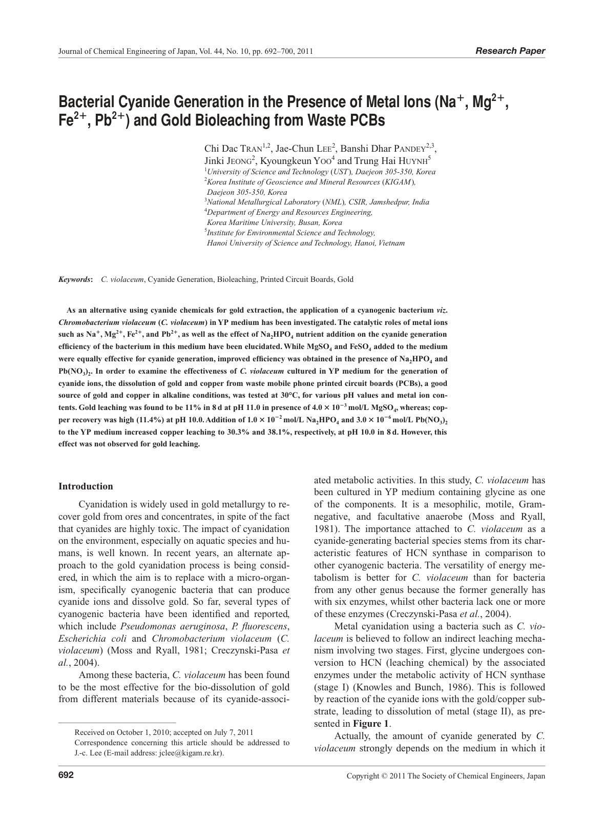 First page of Bacterial Cyanide Generation in the Pres (1)