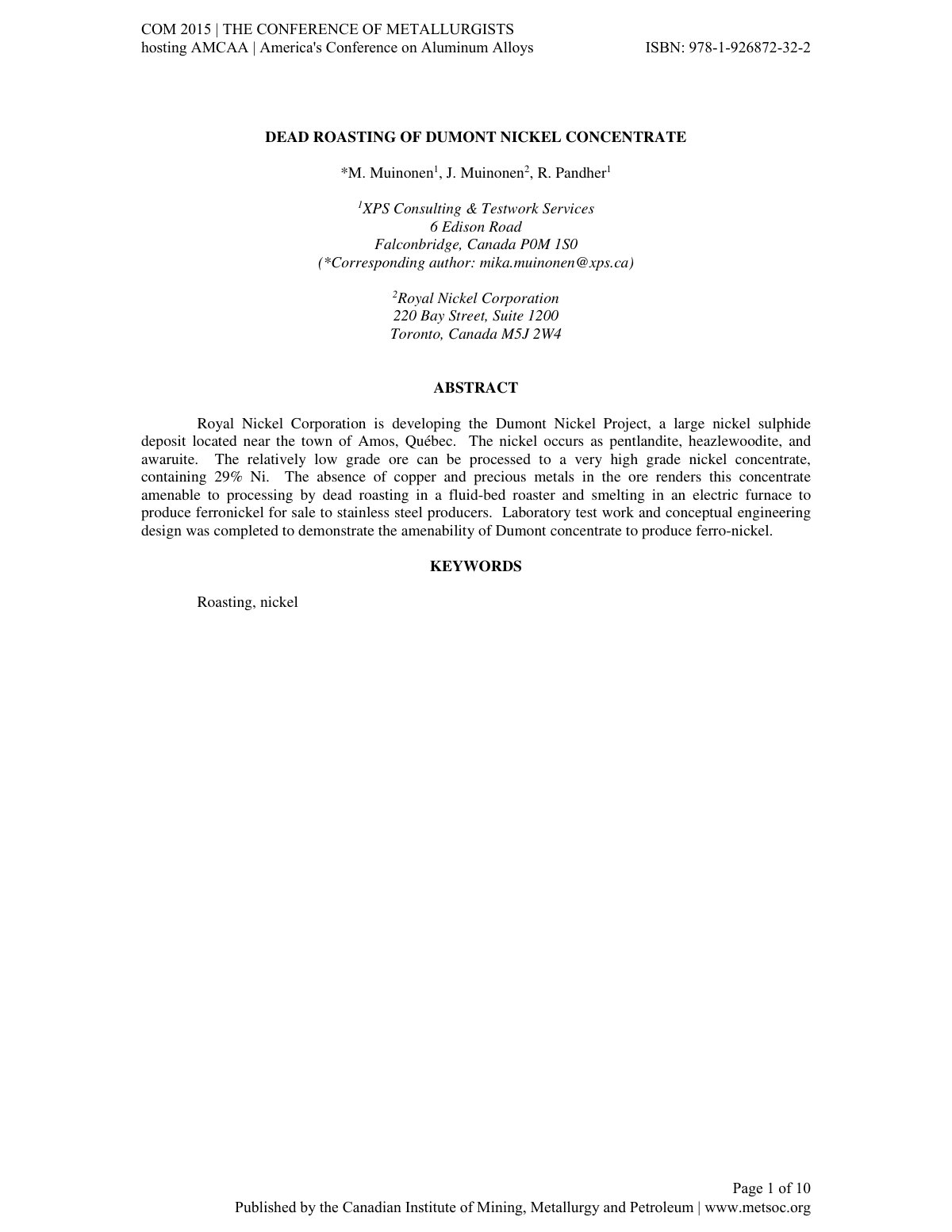First page of 000 050 009 540