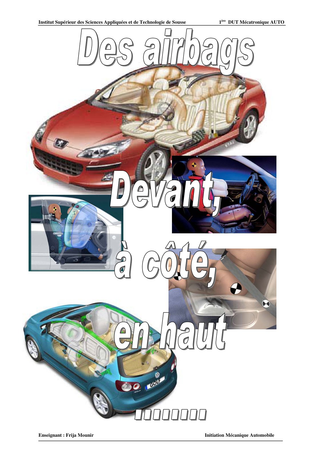 First page of Electronique   Airbags