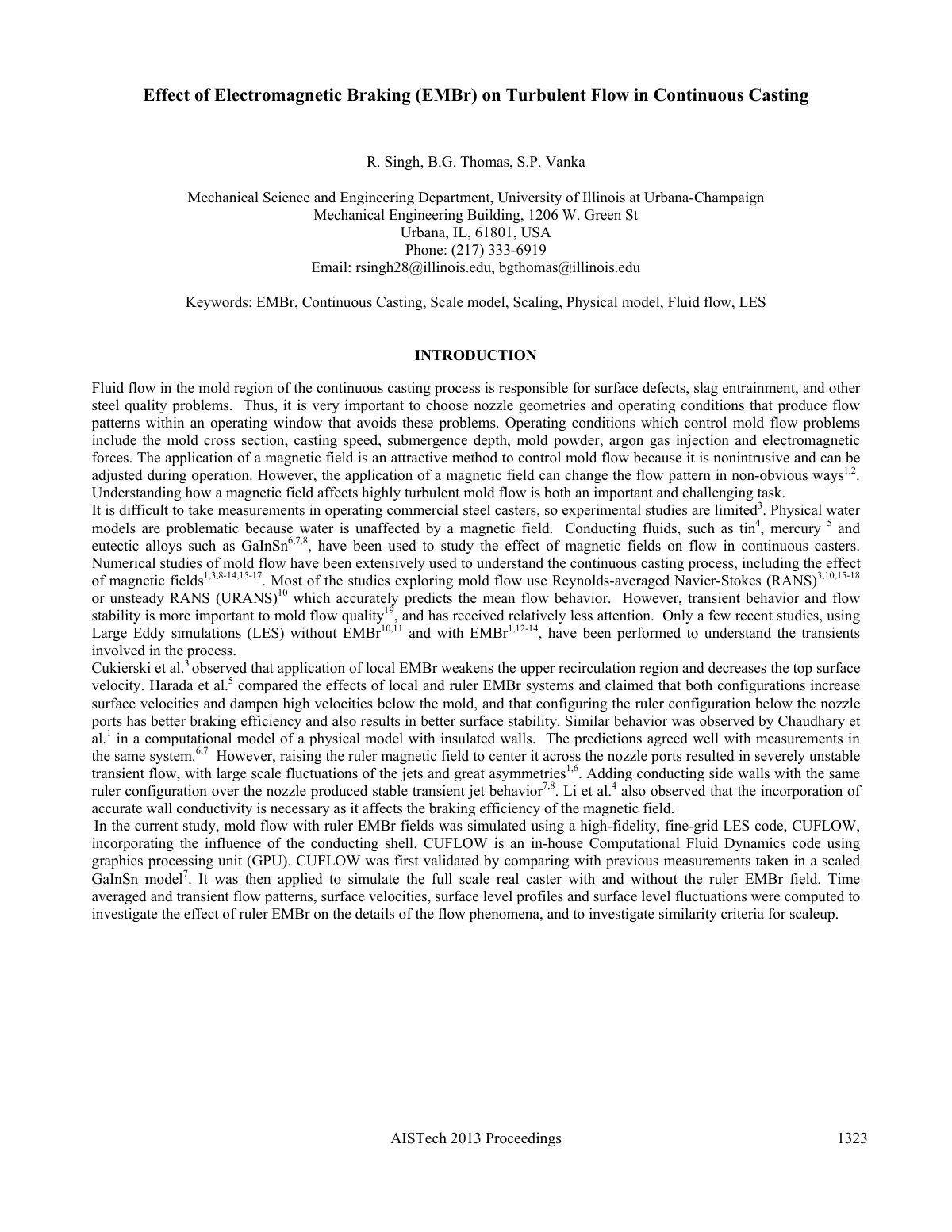 First page of Effect of Electromagnetic Braking EMBr o