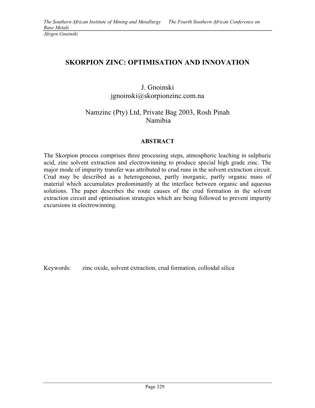 First page of 329 342 Gnoinski