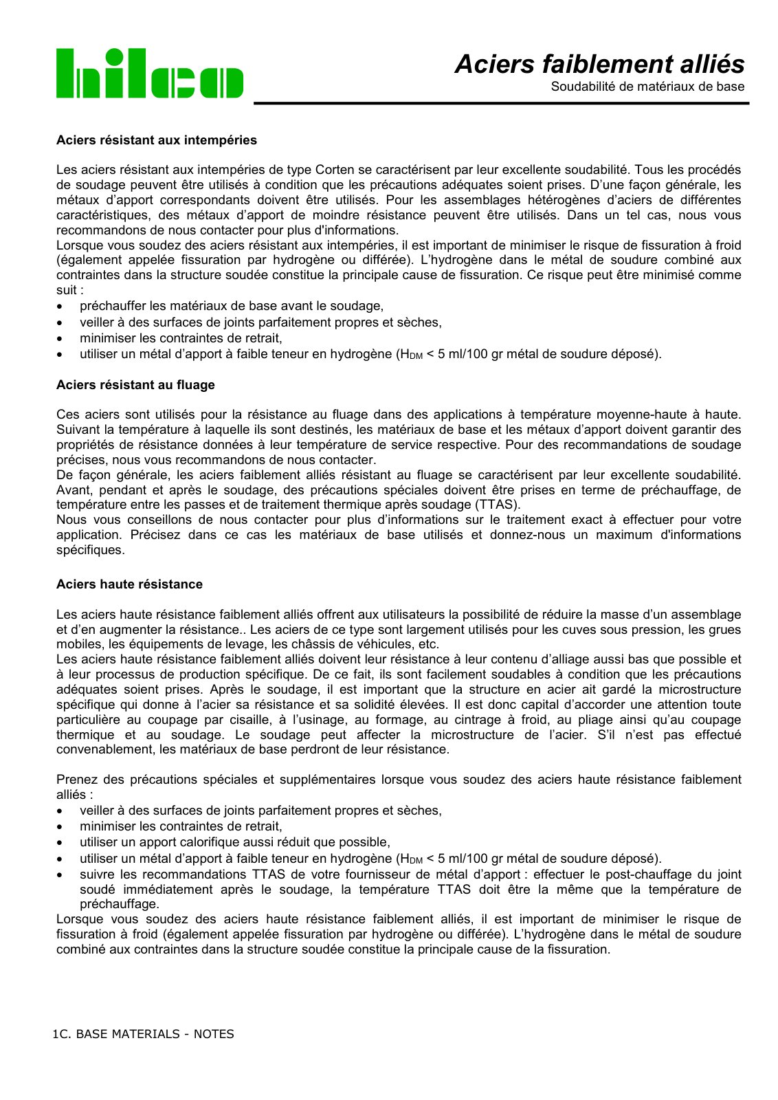 First page of 1c. base materials   notes 3