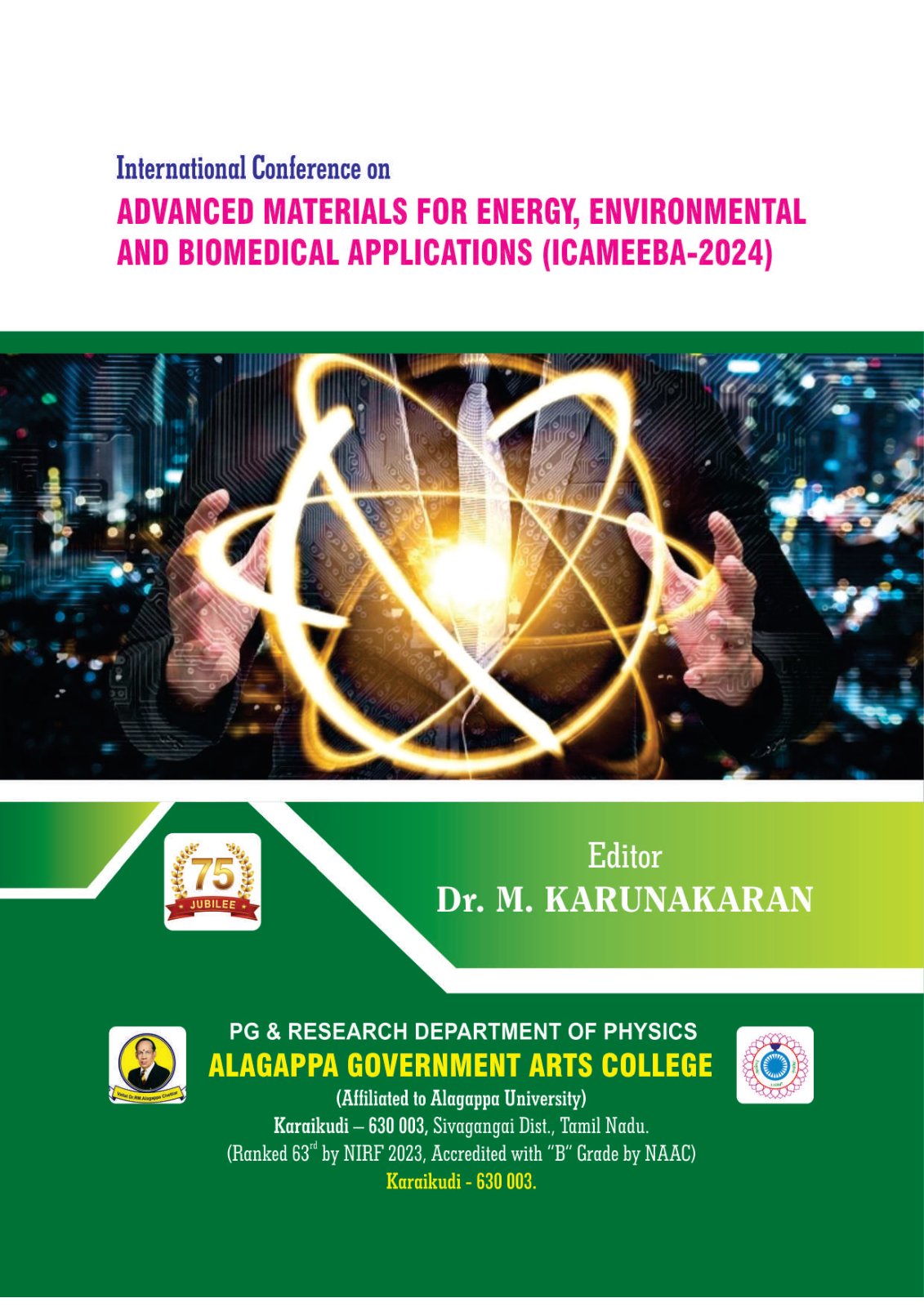First page of ICAMEEBA 2024 International Conference P