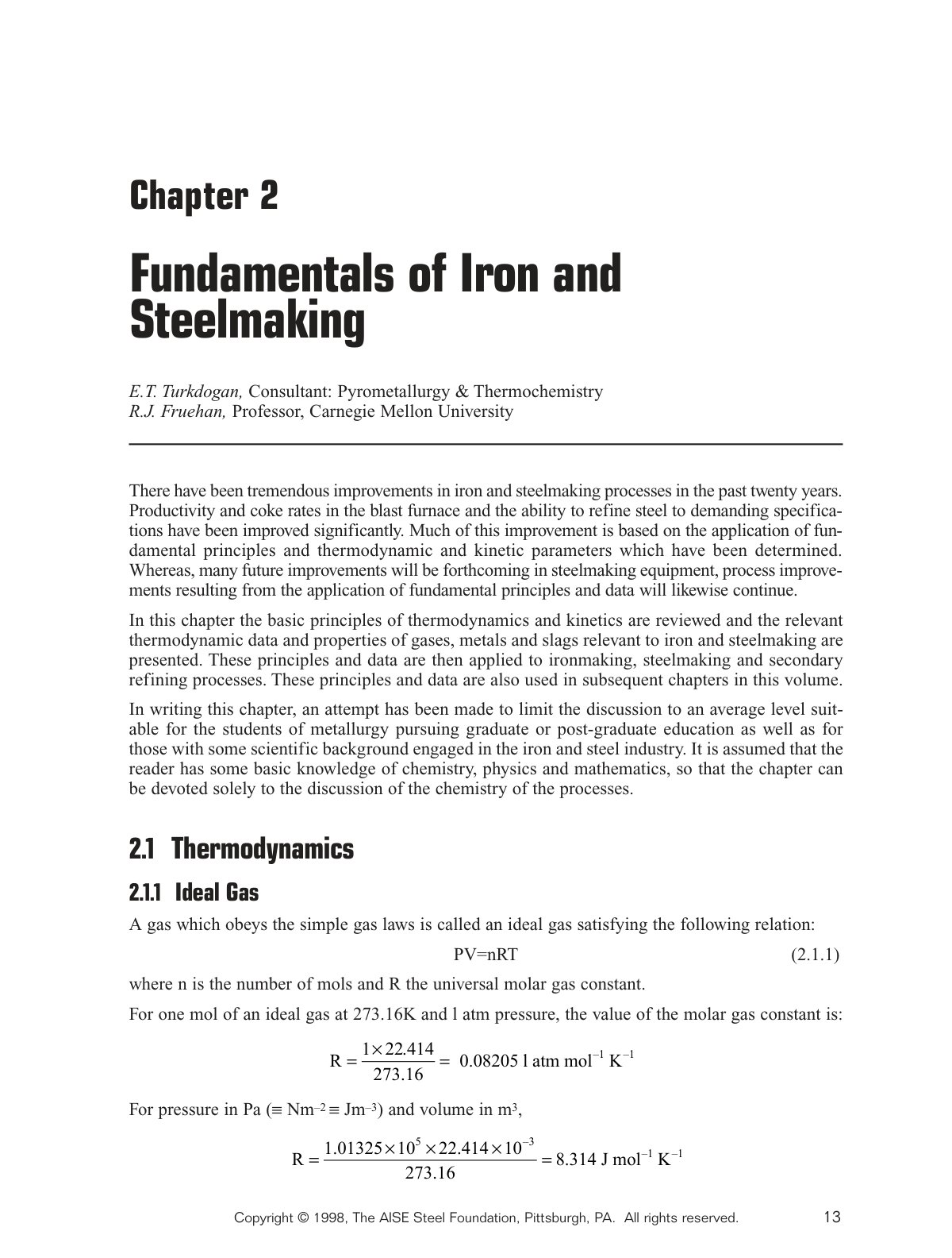 First page of 251648995 Fundamentals of Iron and Steelmaking