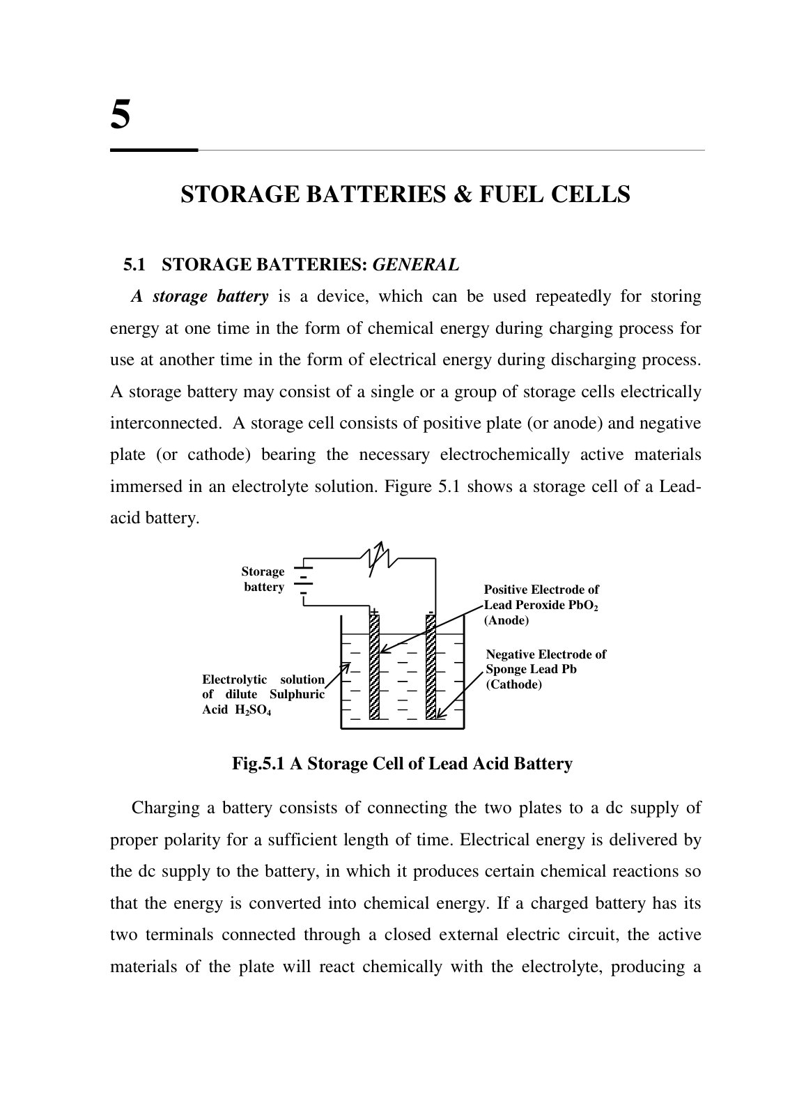 First page of Chapter 5 Storage Batteries 1 mod 2 Repa