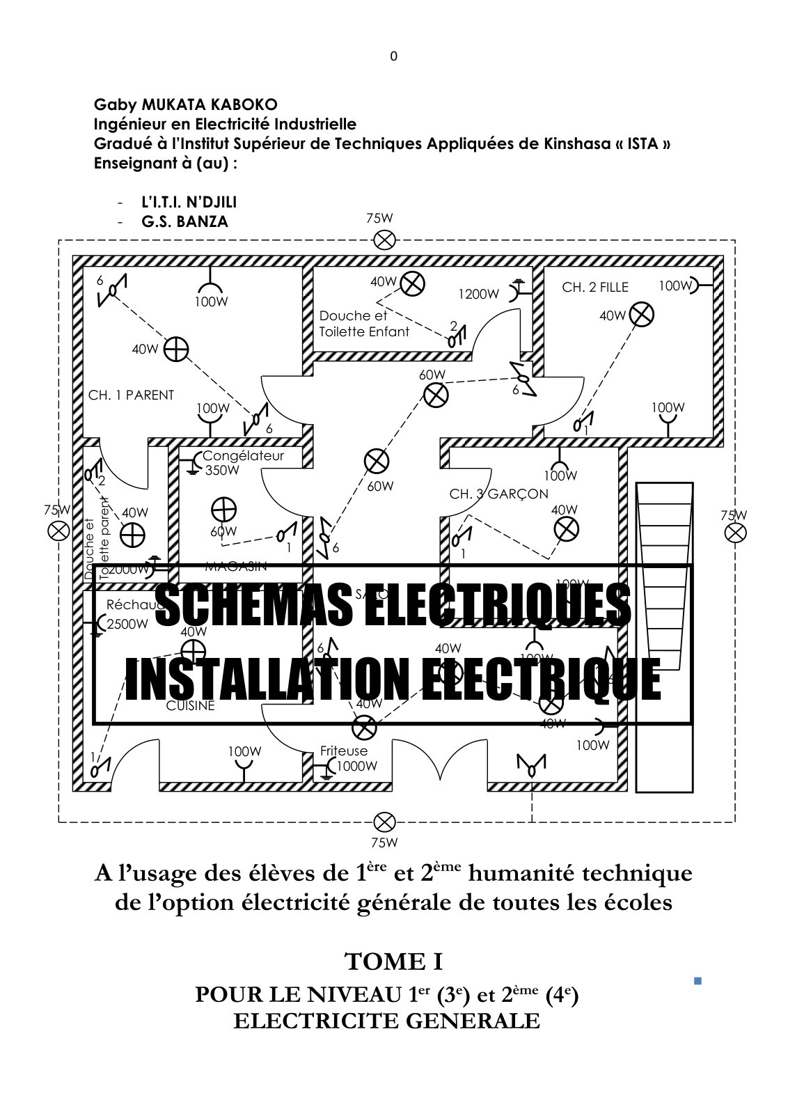 First page of Cours de Schémas Electriques