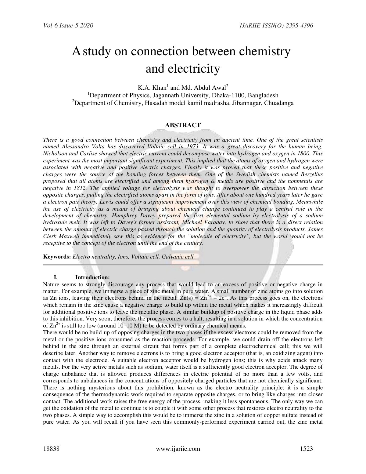 First page of Solar Medical Sterilizer using Pressure Cooker for Rural off-grid Areas