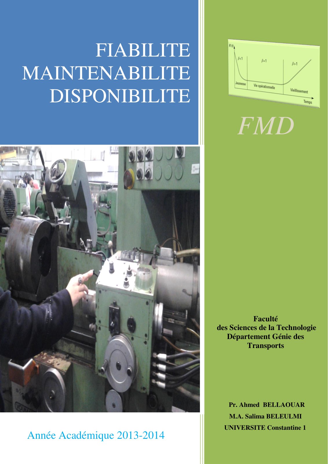 First page of polycopi FMD 2013