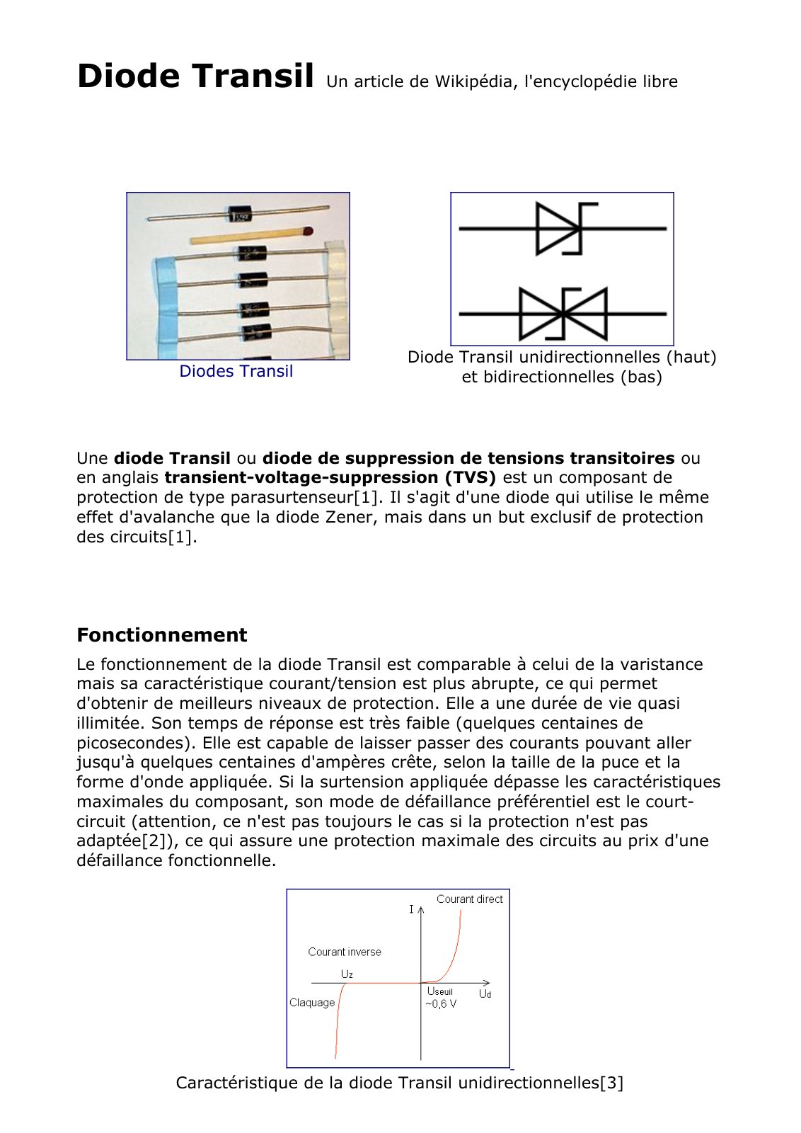 First page of transil