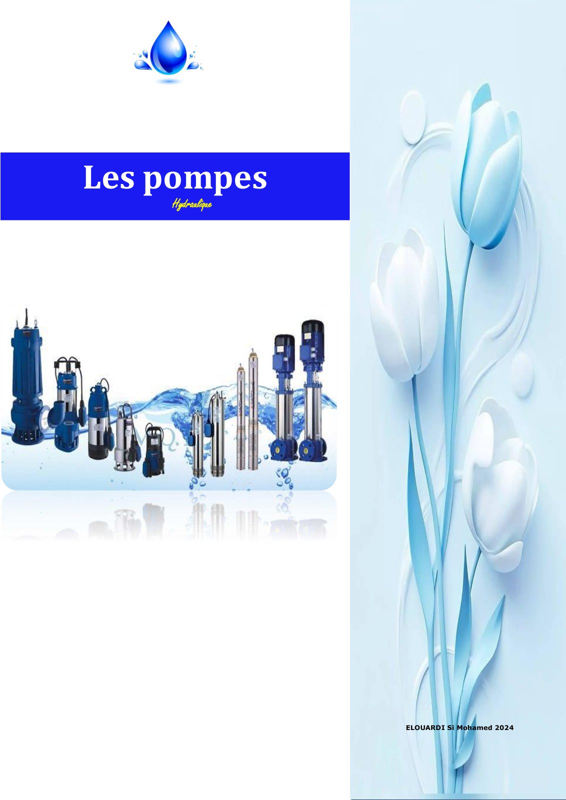 First page of Hydraulique Les pompes