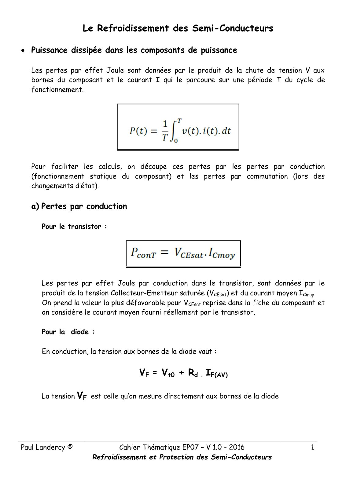 First page of refroidissement semi conducteurs