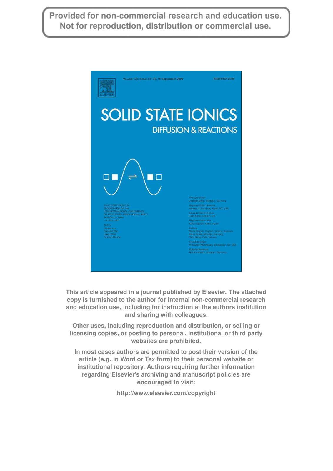 First page of Mechanochemical solid state synthesis and characterization of CdxZn1 − xS nanocrystals
