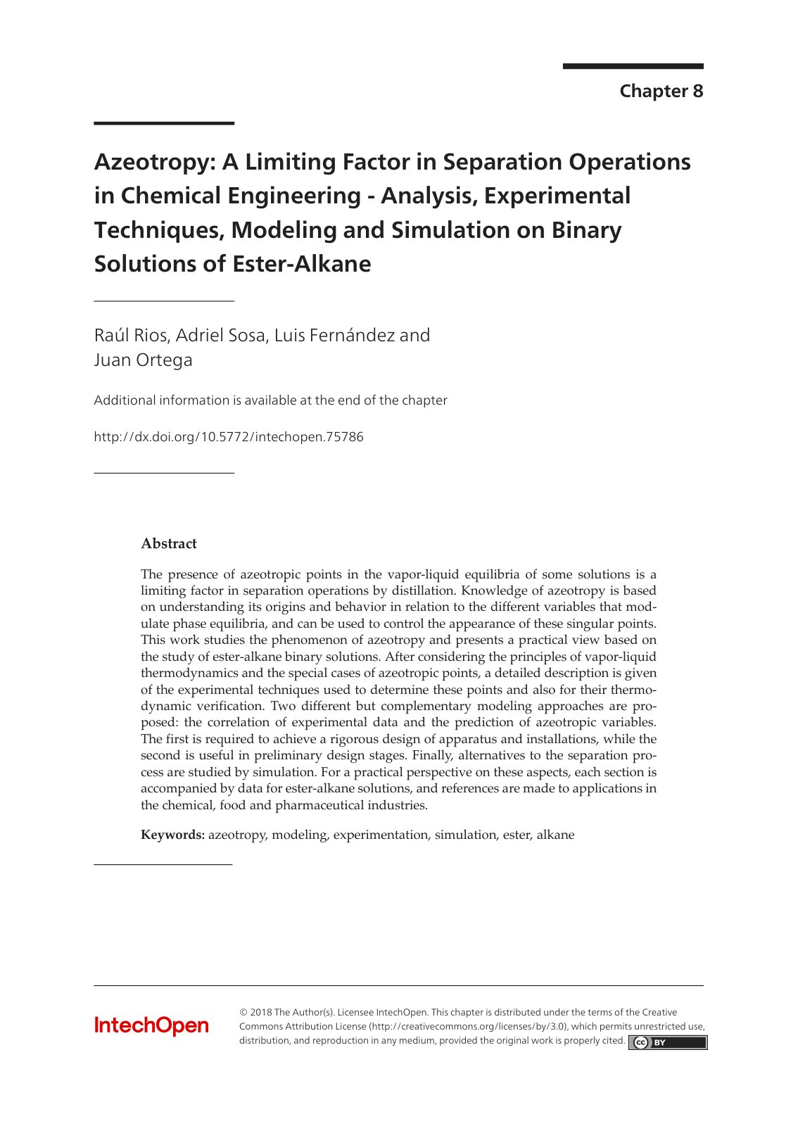 First page of Laboratory Unit Operations and Experimen
