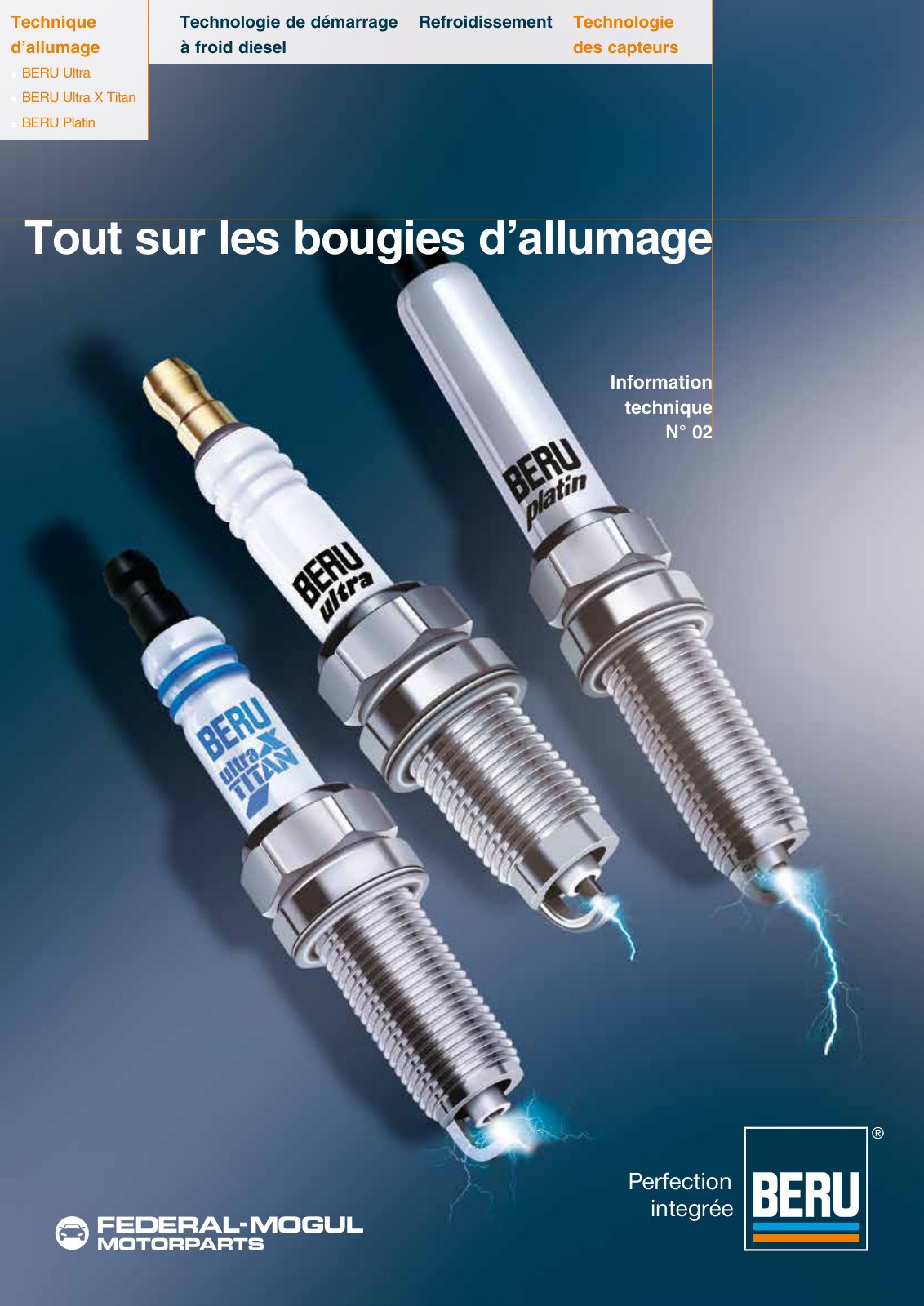 First page of bougies allumage