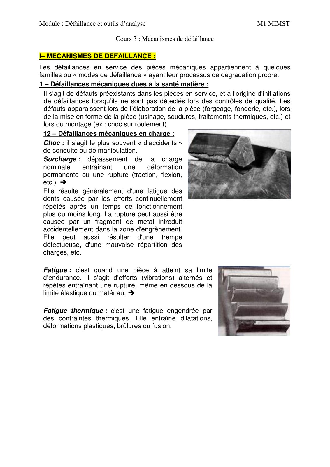 First page of Note9a Chap4 Defaillance2