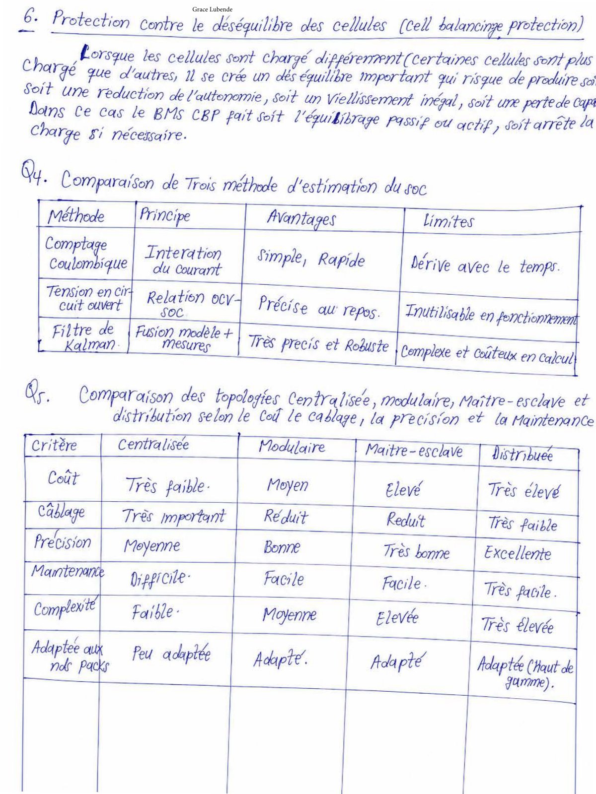 First page of Protection contre le déséquilibre des cellules (cell balancing protection)