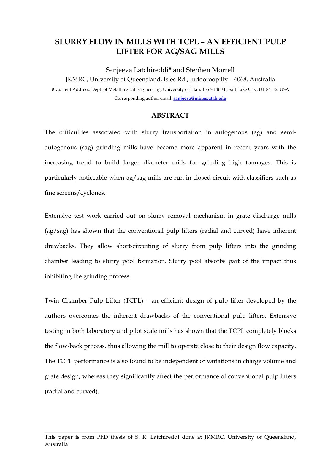 First page of IJMP PAPER 2006