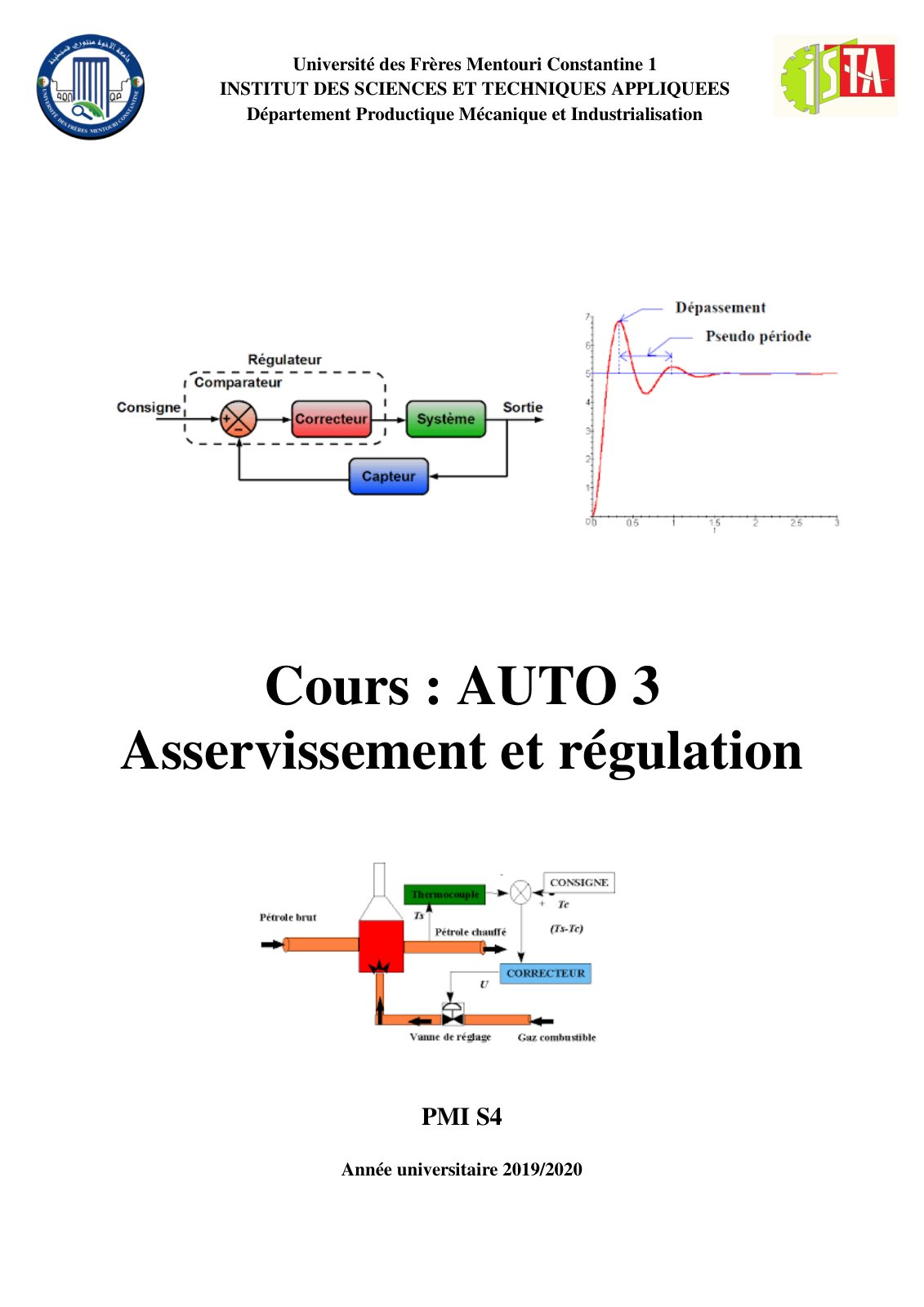 First page of Cours AUTO3