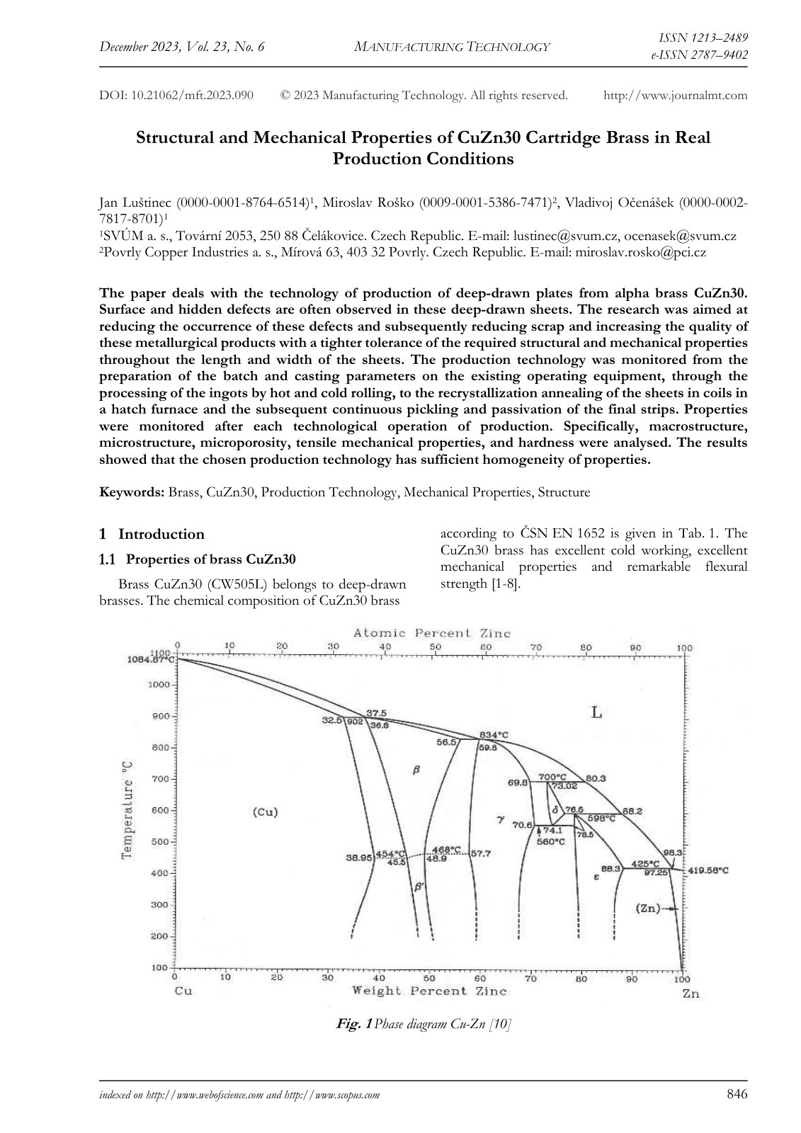 First page of Structural and Mechanical Properties of