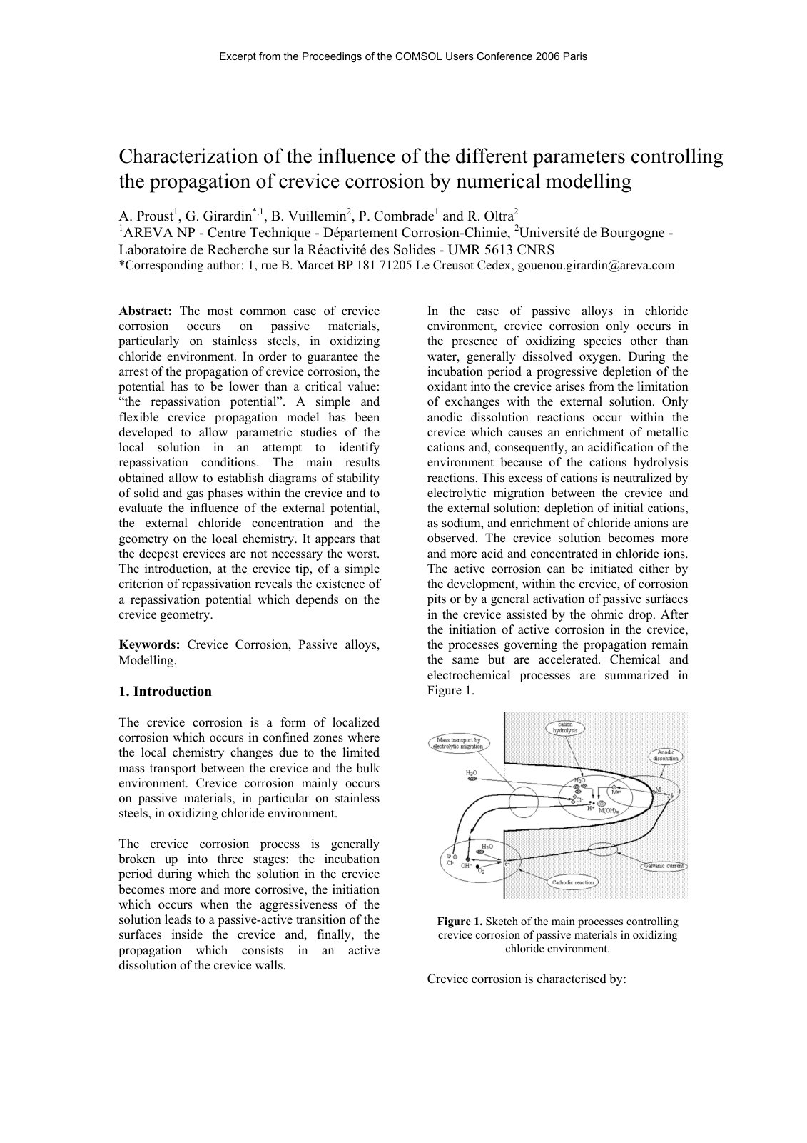 First page of Characterization of the influence of the