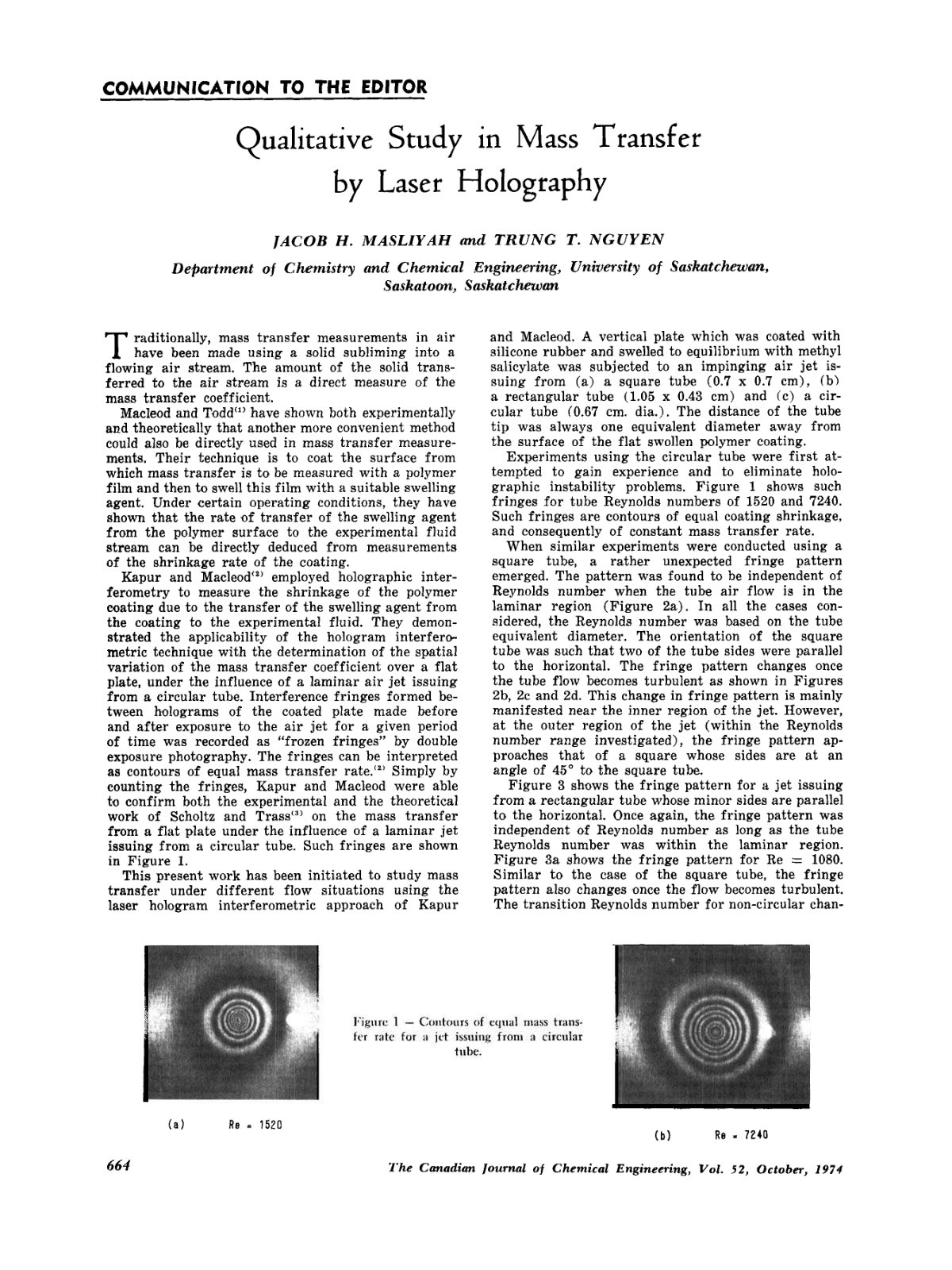First page of Qualitative study in mass transfer by la