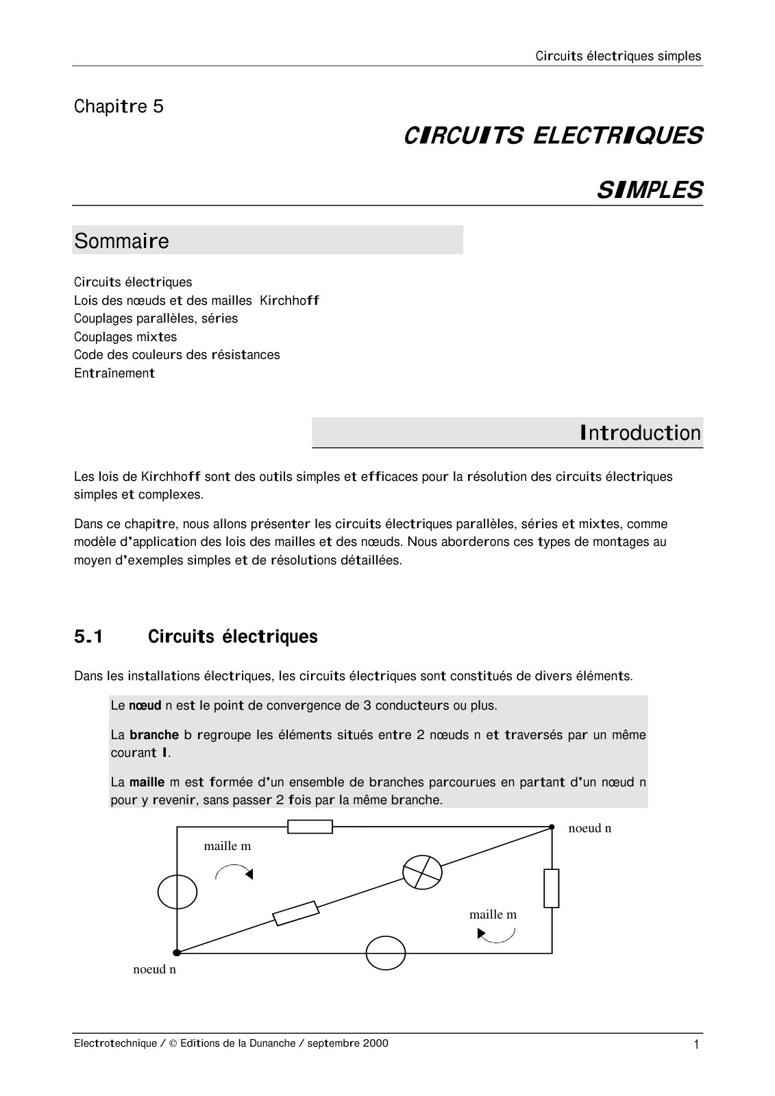 First page of simples