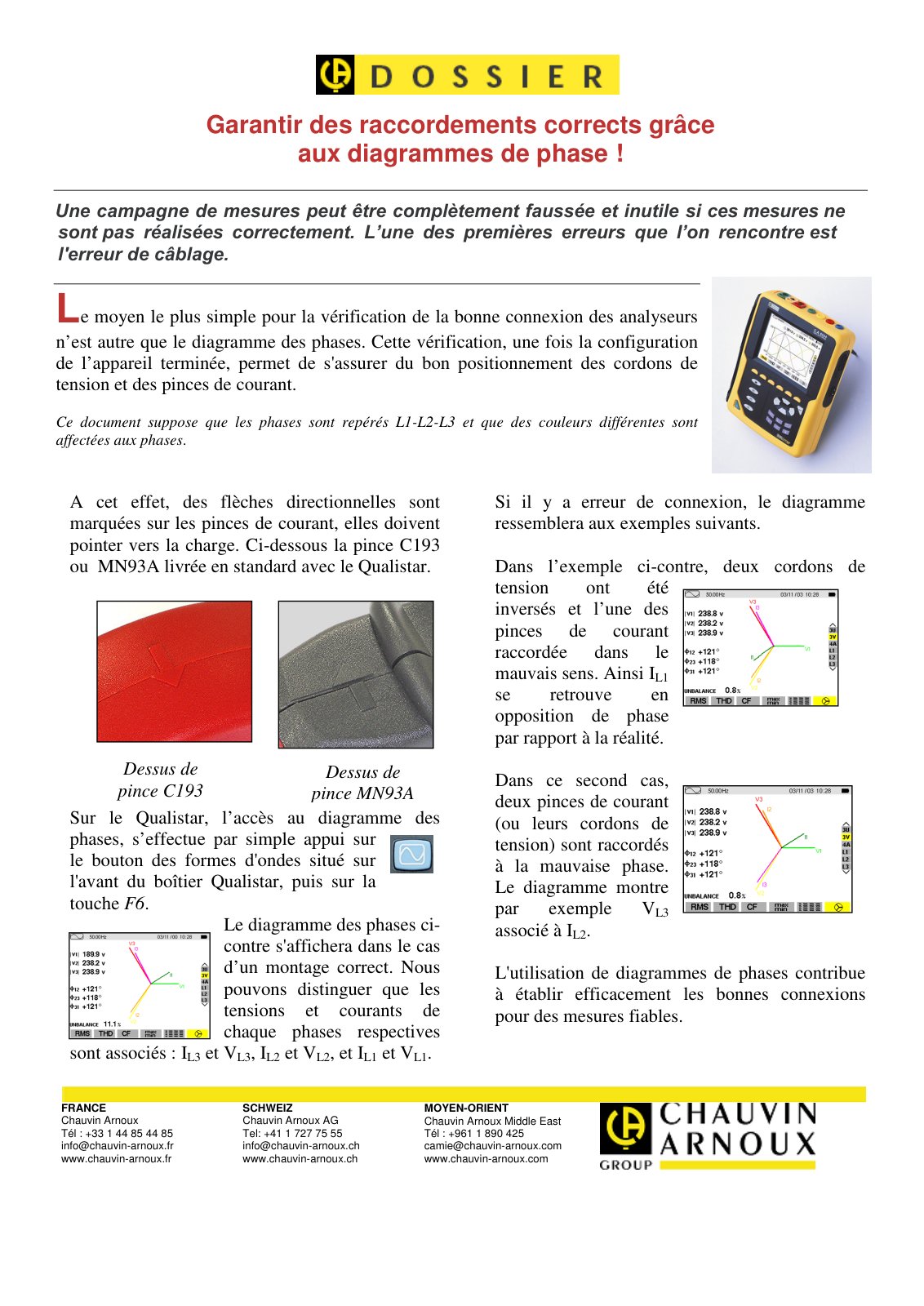 First page of raccordement