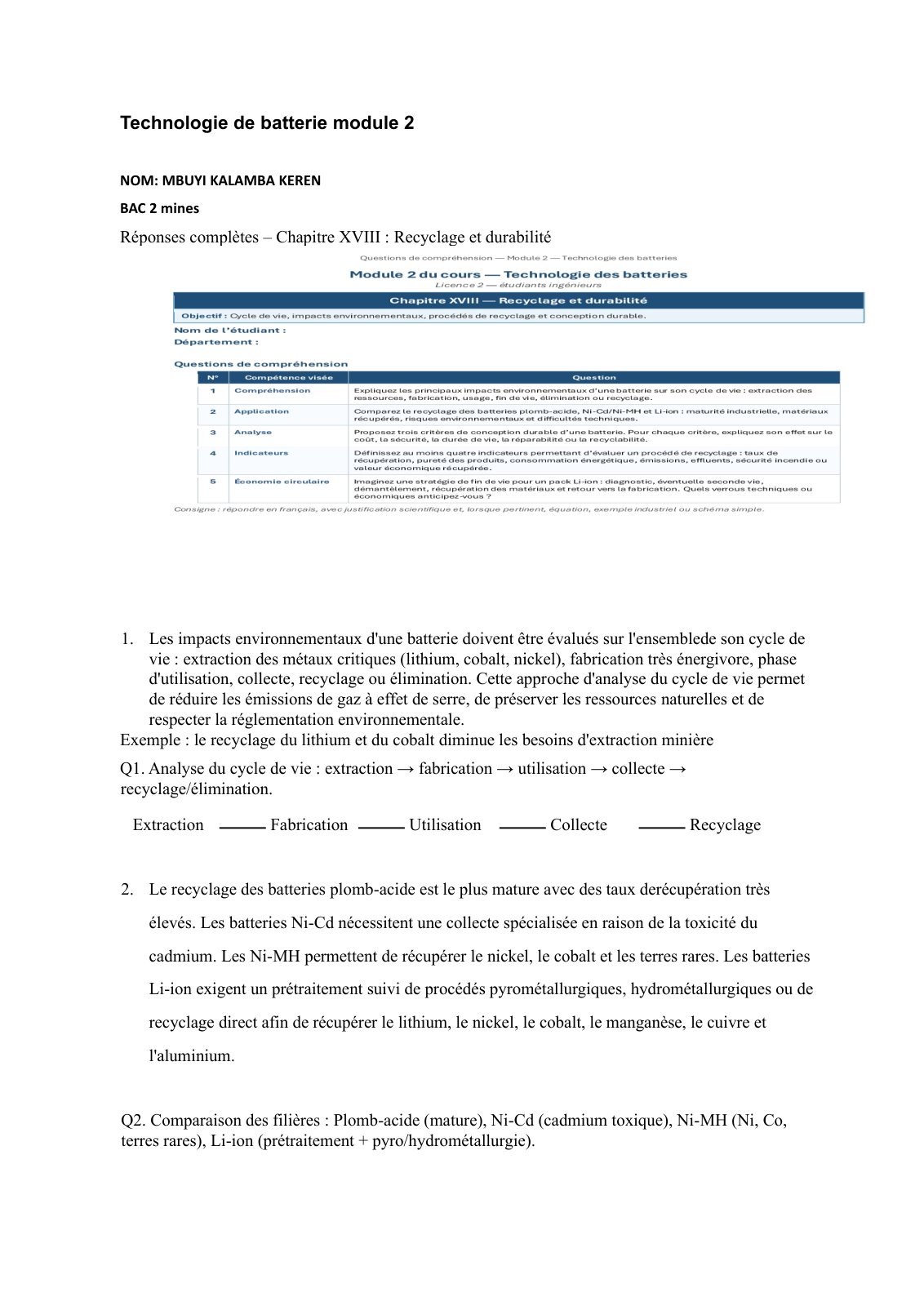 First page of Reponses Completes Avec Schemas KEREN 2 (2)