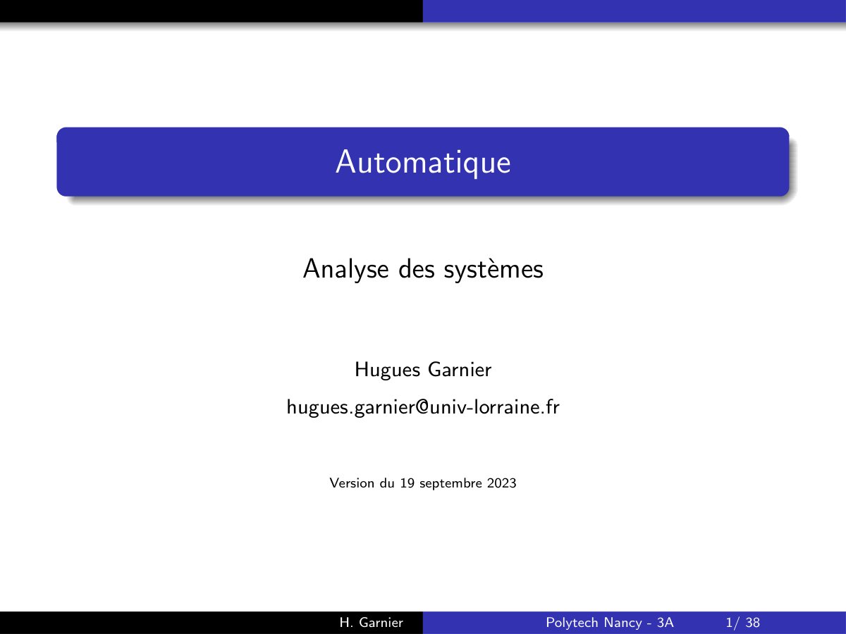 First page of C Auto Analyse