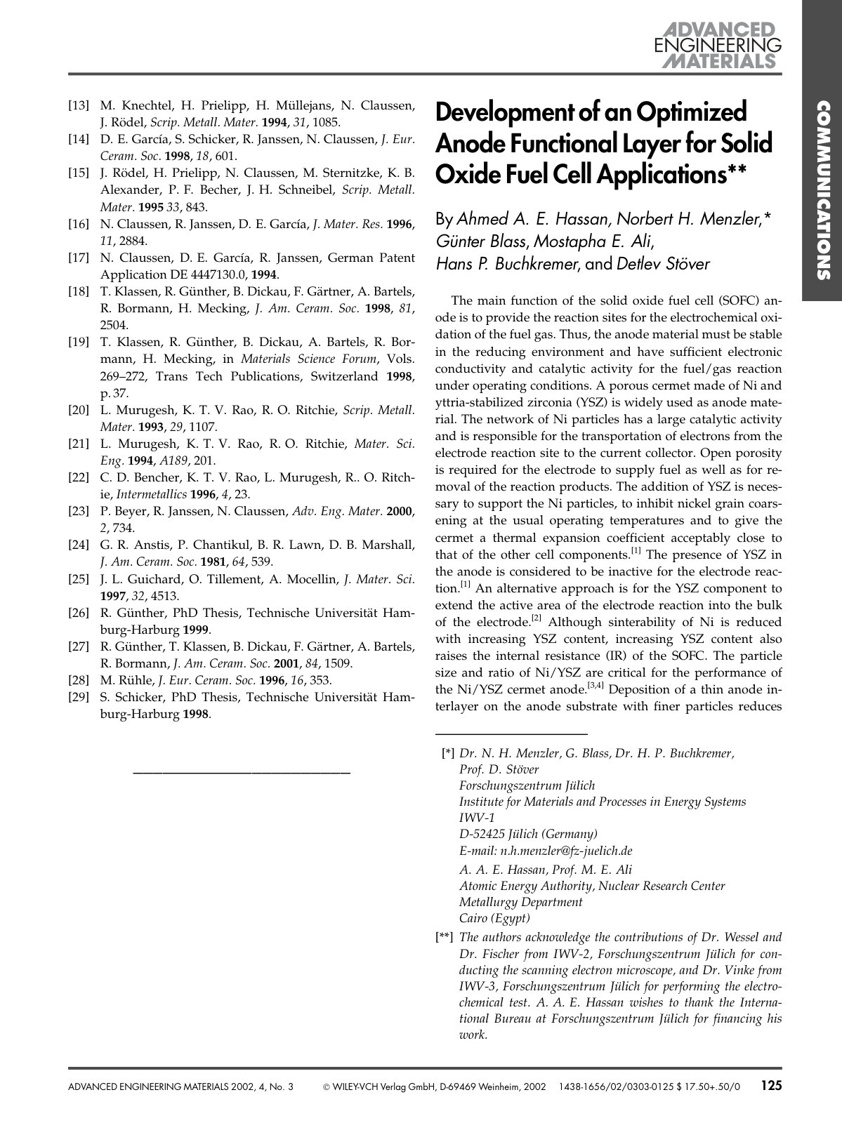 First page of Document Title