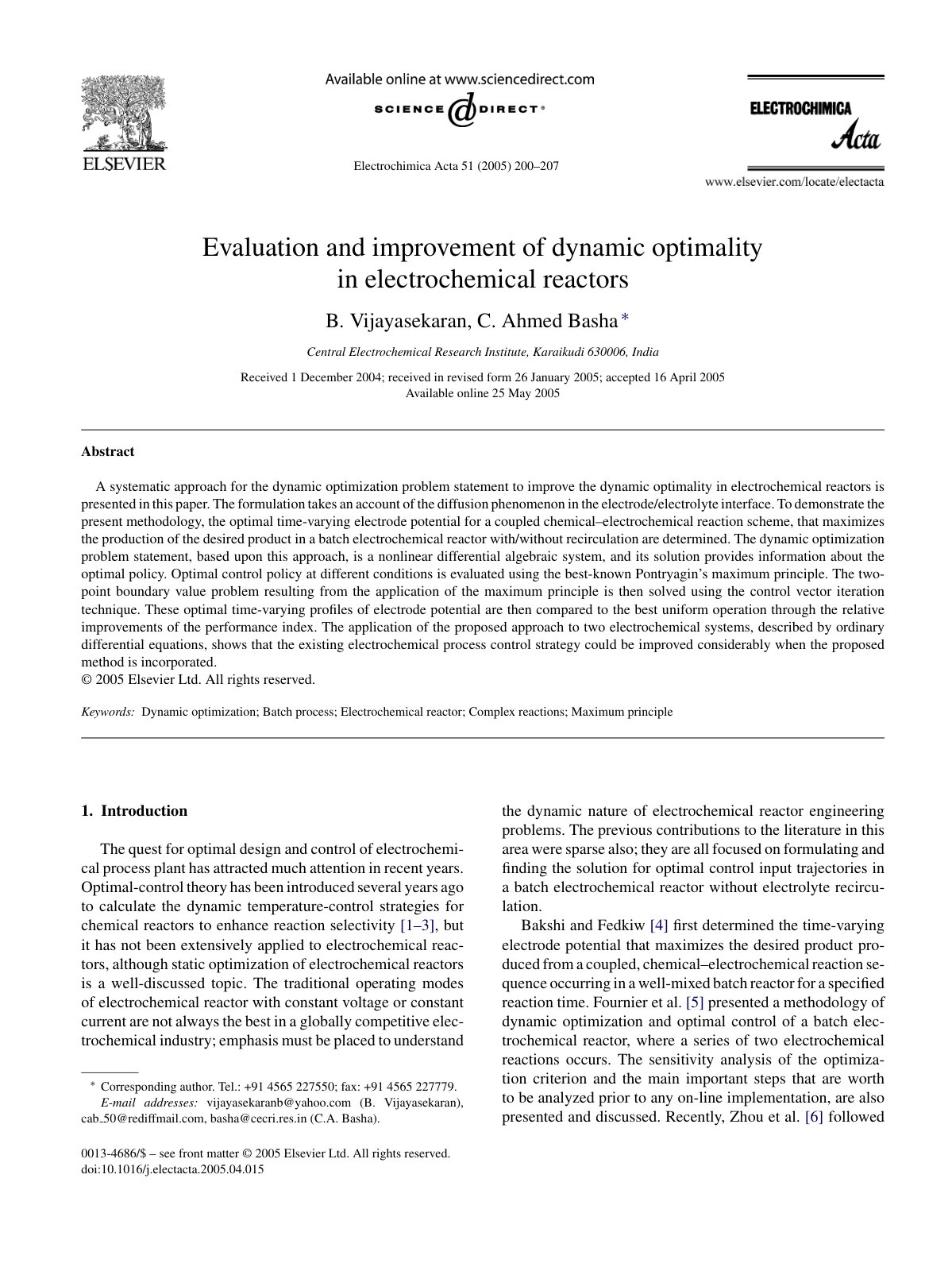 First page of Evaluation and improvement of dynamic op