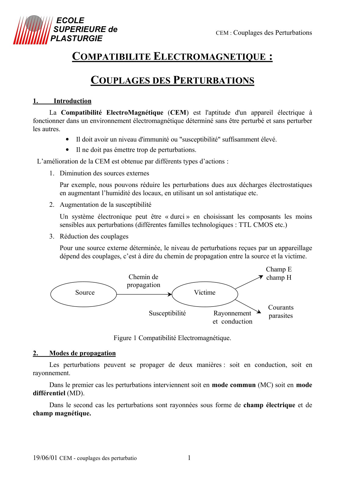 First page of couplage perturbations