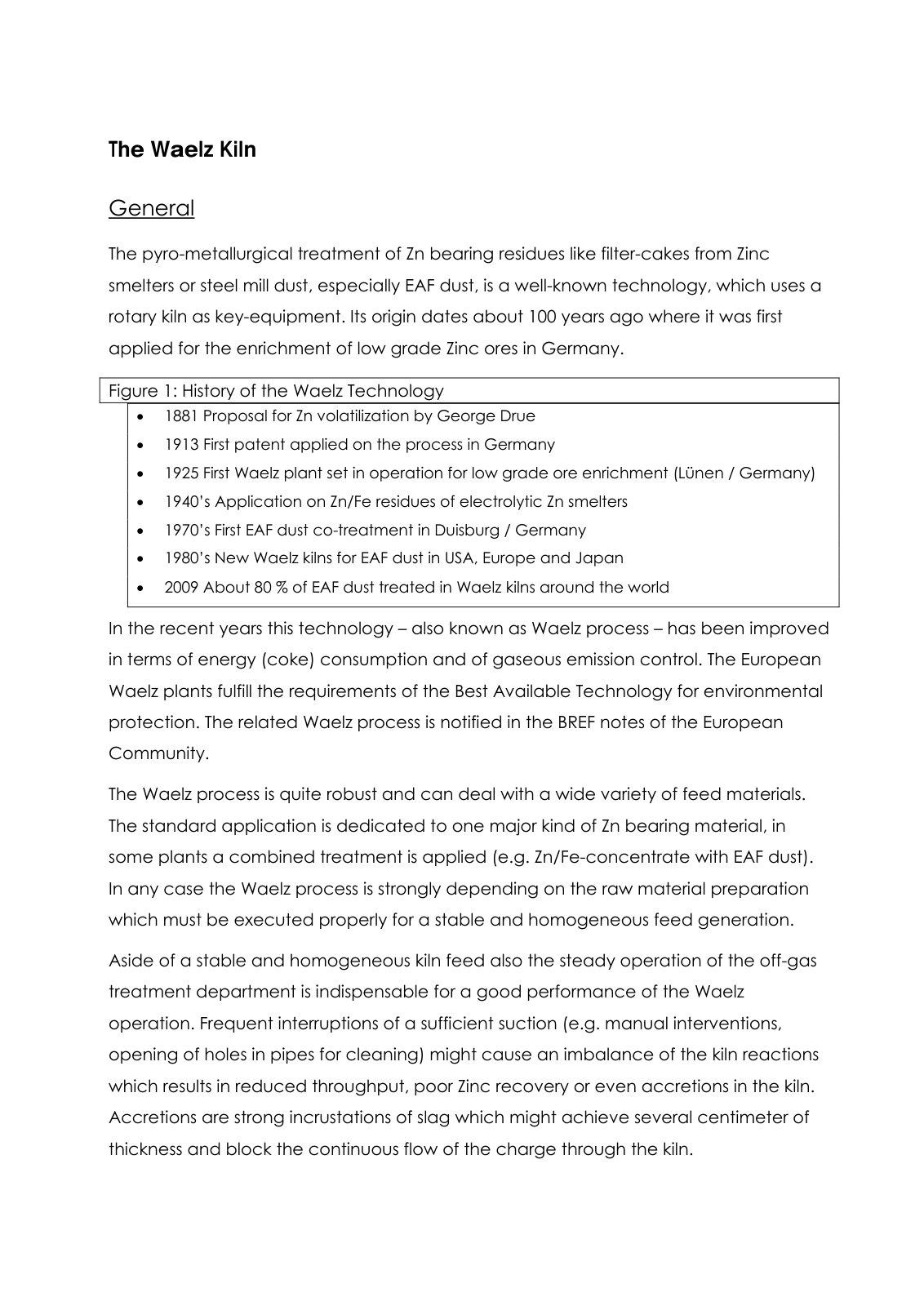 First page of WaelzKilnDescription EN