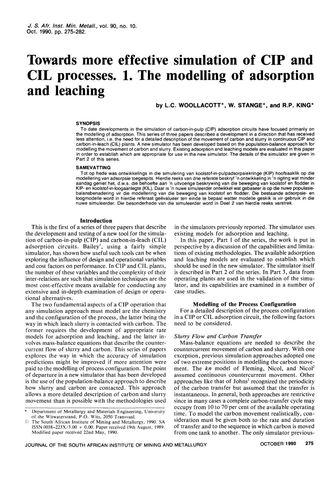 First page of v090n10p275