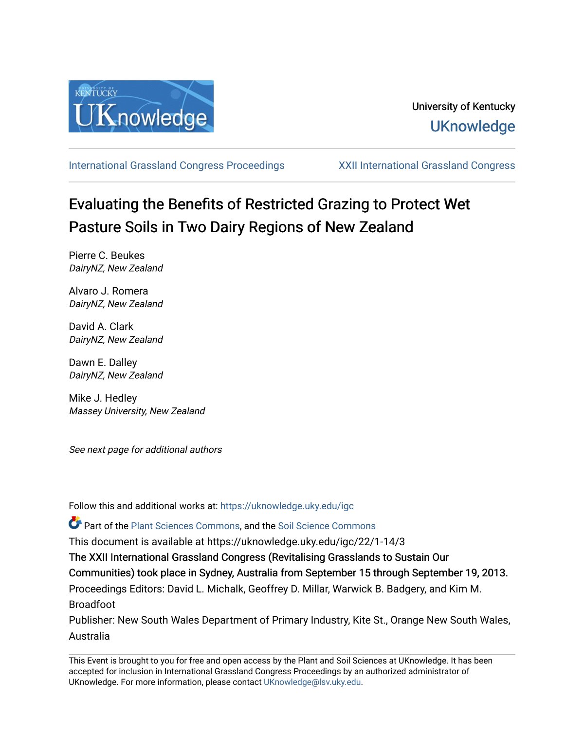 First page of Evaluating the benefits of restricted gr
