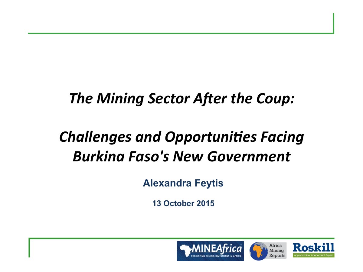 First page of 10   Burkina Faso   Roskill AMR
