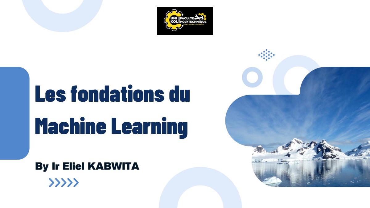 First page of Fondations du machine learning