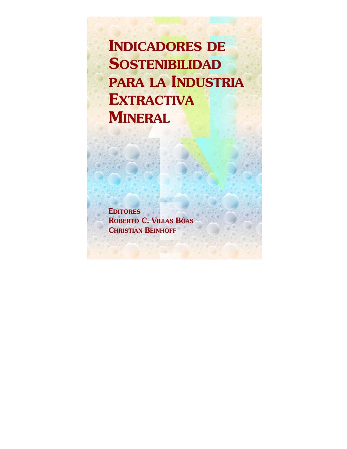 First page of Indicadores de sostenibilidad para la in