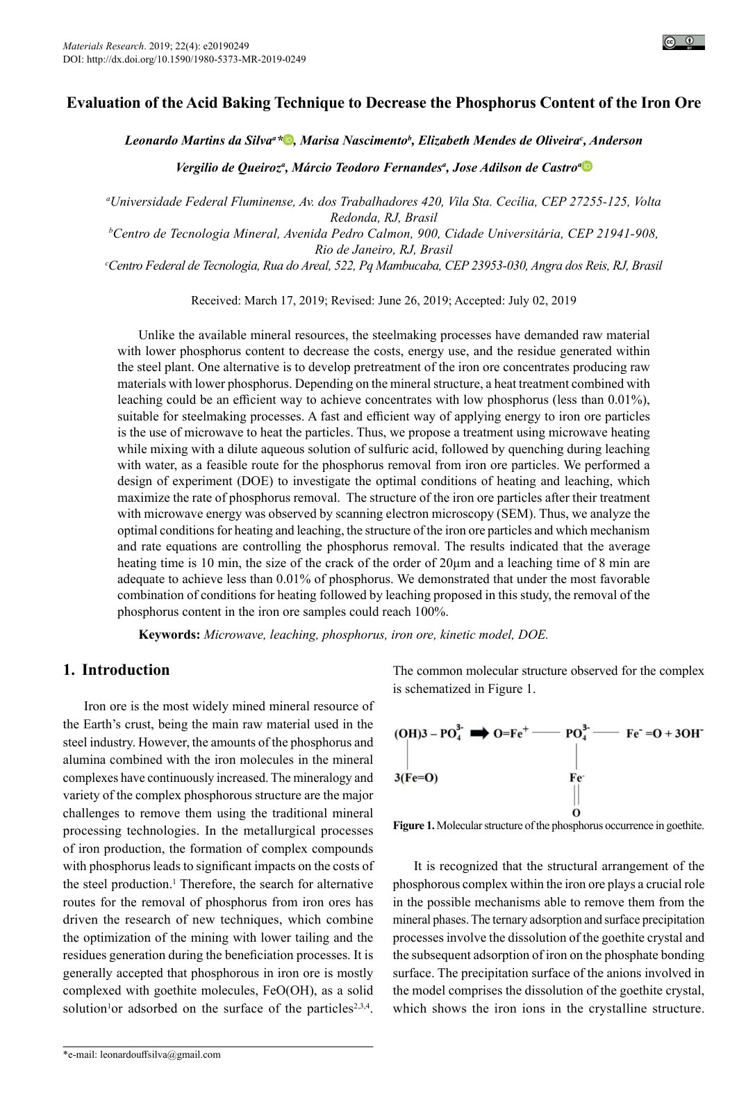 First page of Evaluation of the Acid Baking Technique