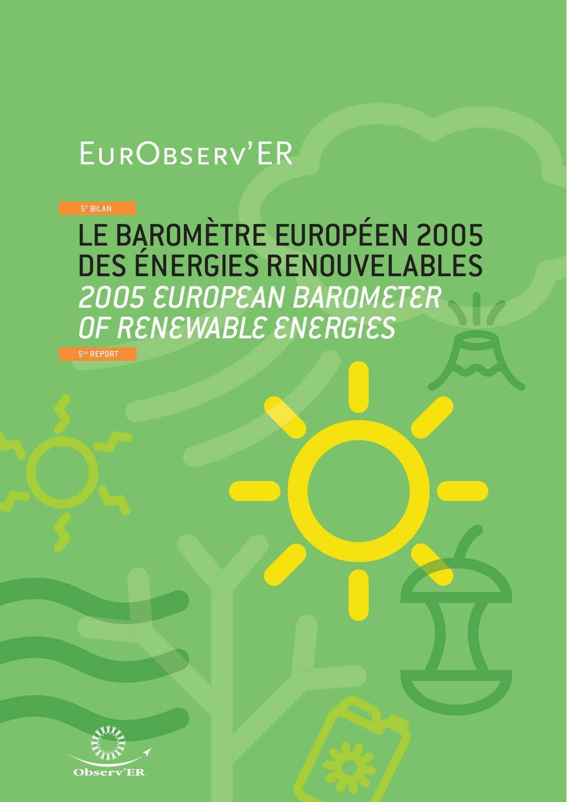 First page of LE BAROMÈTRE EUROPÉEN 2005 DES ÉNERGIES RENOUVELABLES