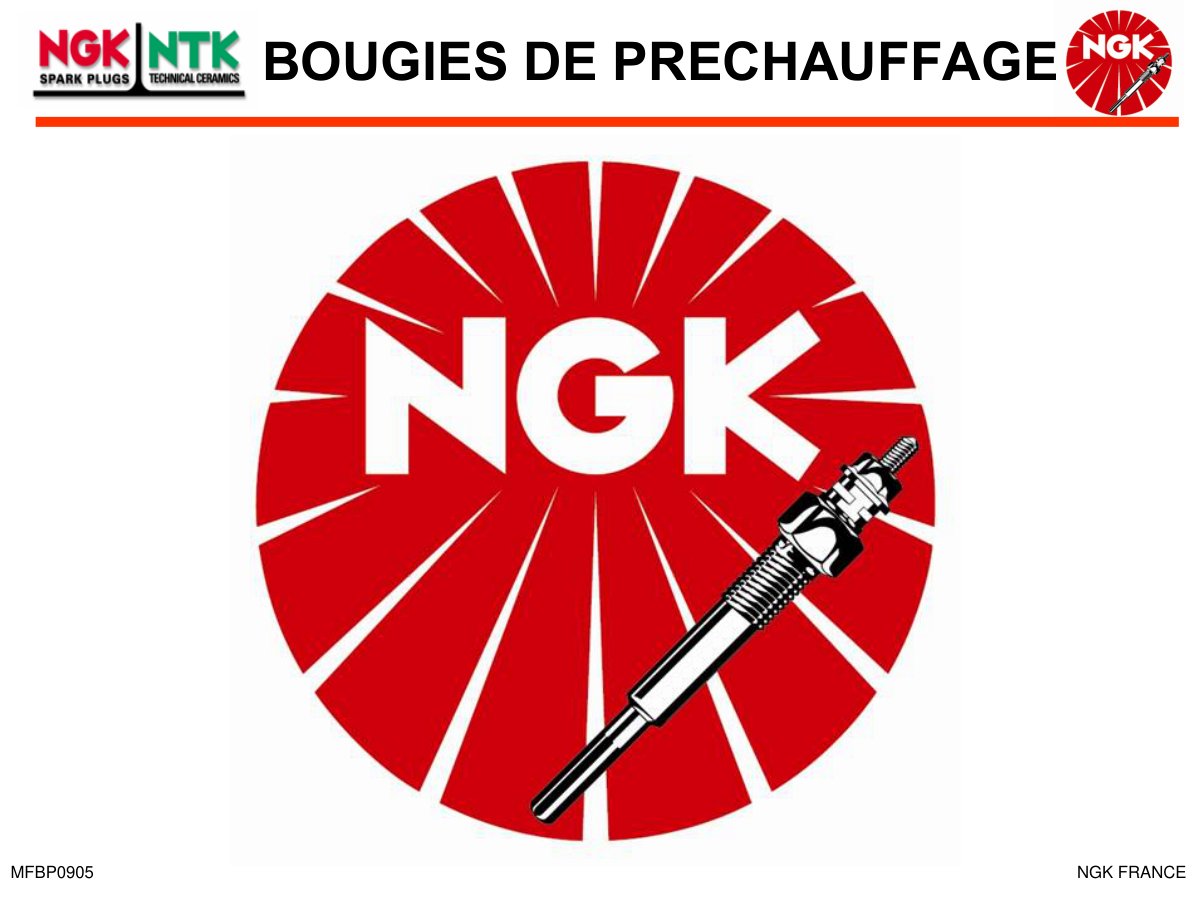 First page of bougies prechauffage ngk