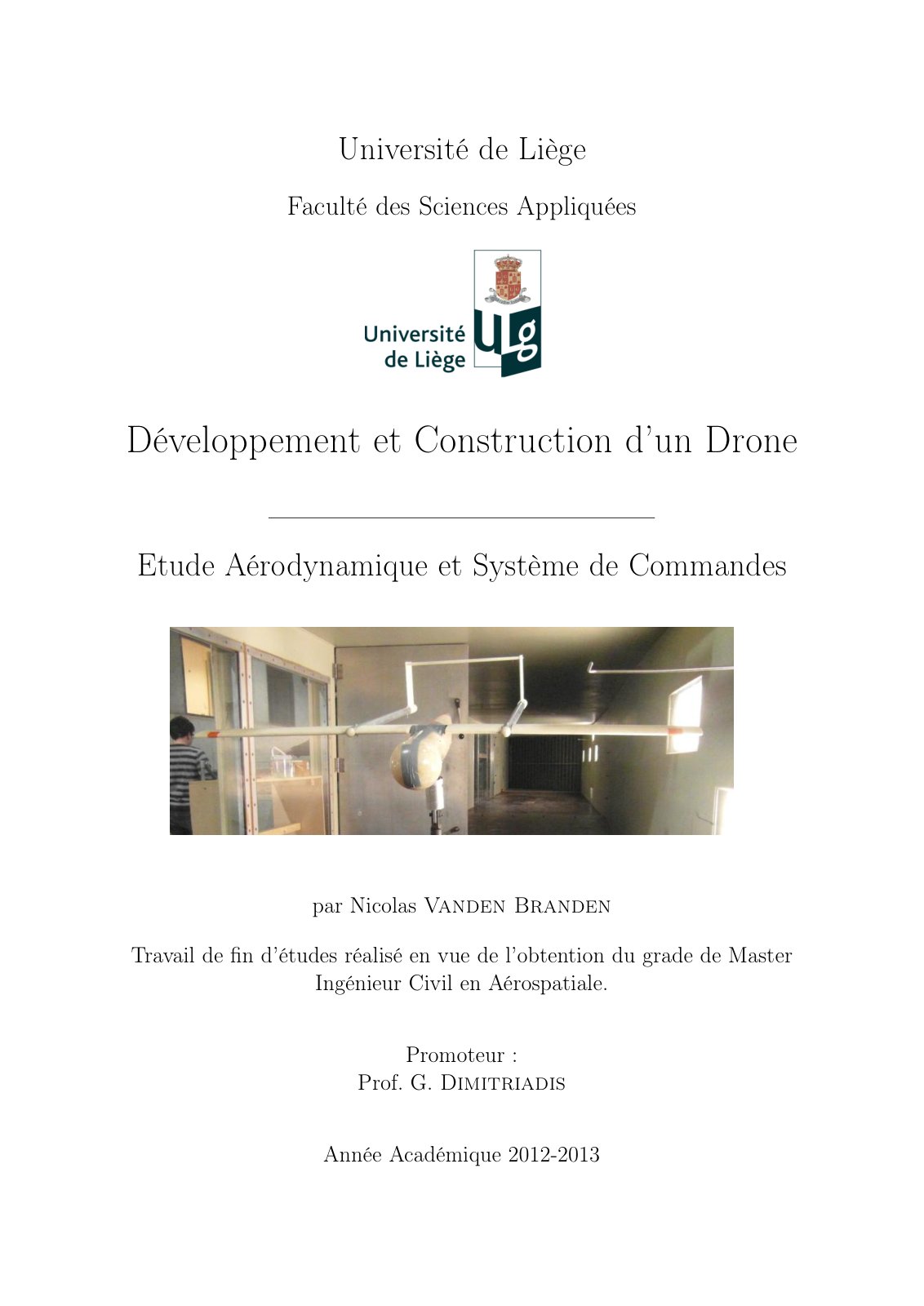 First page of Thesis