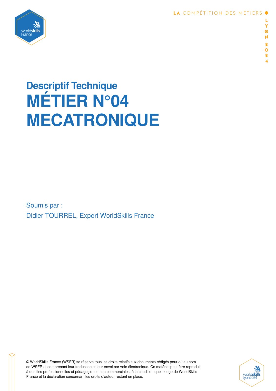 First page of 47 NAT DT 04 Mecatronique