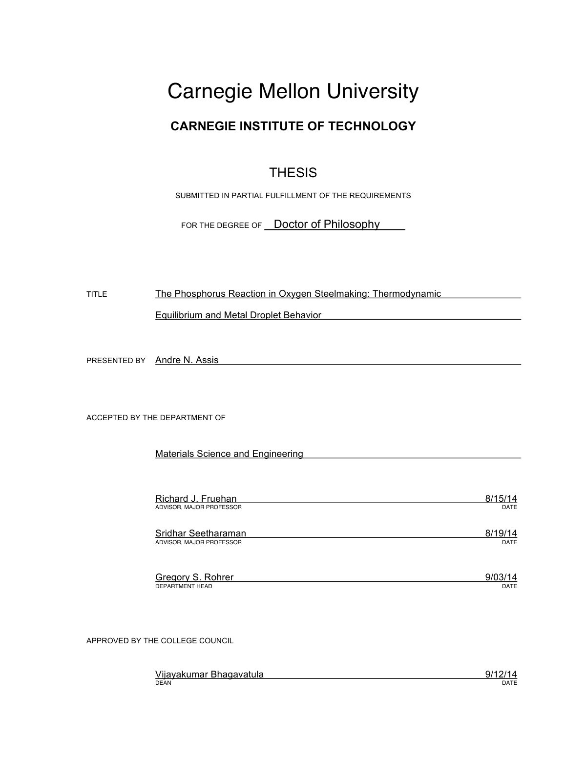 First page of 392253269 The Phosphorus Reaction in Oxygen Steelmaking Thermodynamic Equi pdf